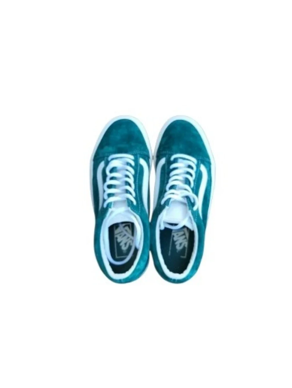 Vans Water Resistant Old Skool Classic HEIQ ECO DRY Teal Green Athletic Women 7